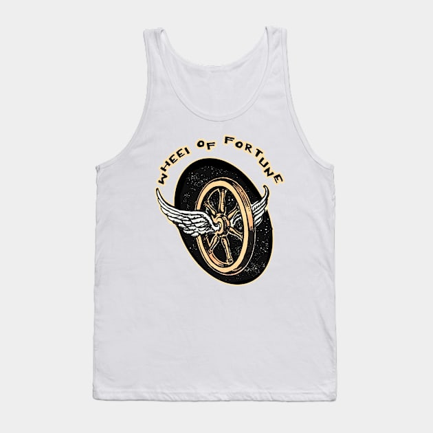 Wheel of Fortune - Ups and downs in your life turning luck or misfortune Tank Top by Marccelus